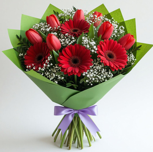 "Грация огня". Букет сборный