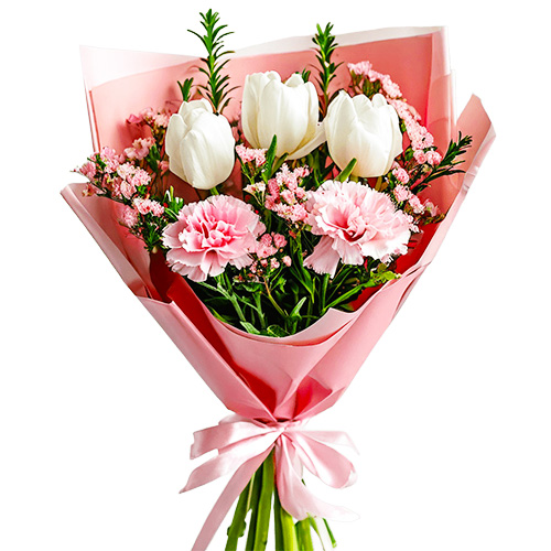 "Нежное прикосновение". Букет весенний